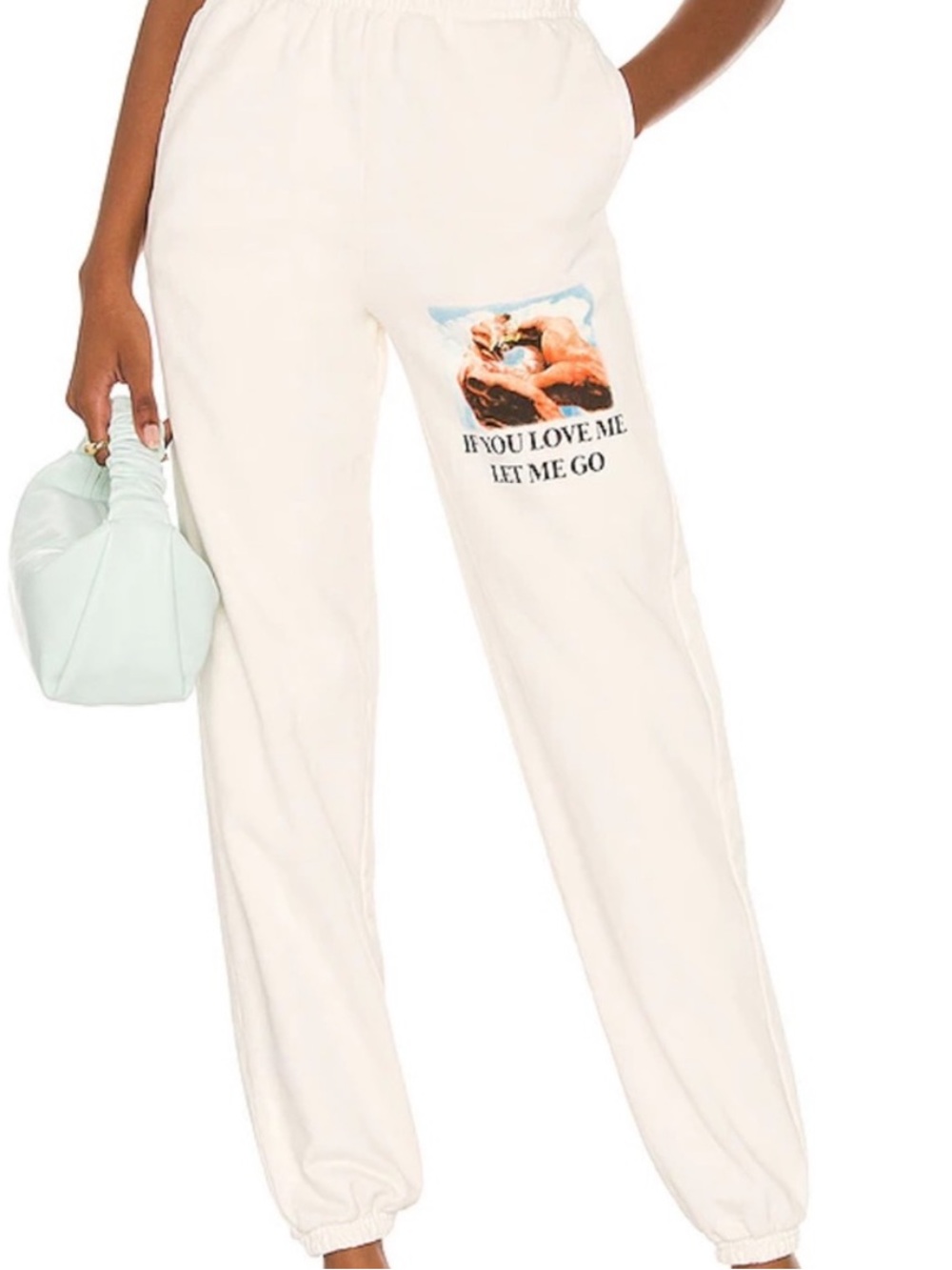 BOYS LIE Let Me Go Sweatpants in Let Me Go Cupid Size Small